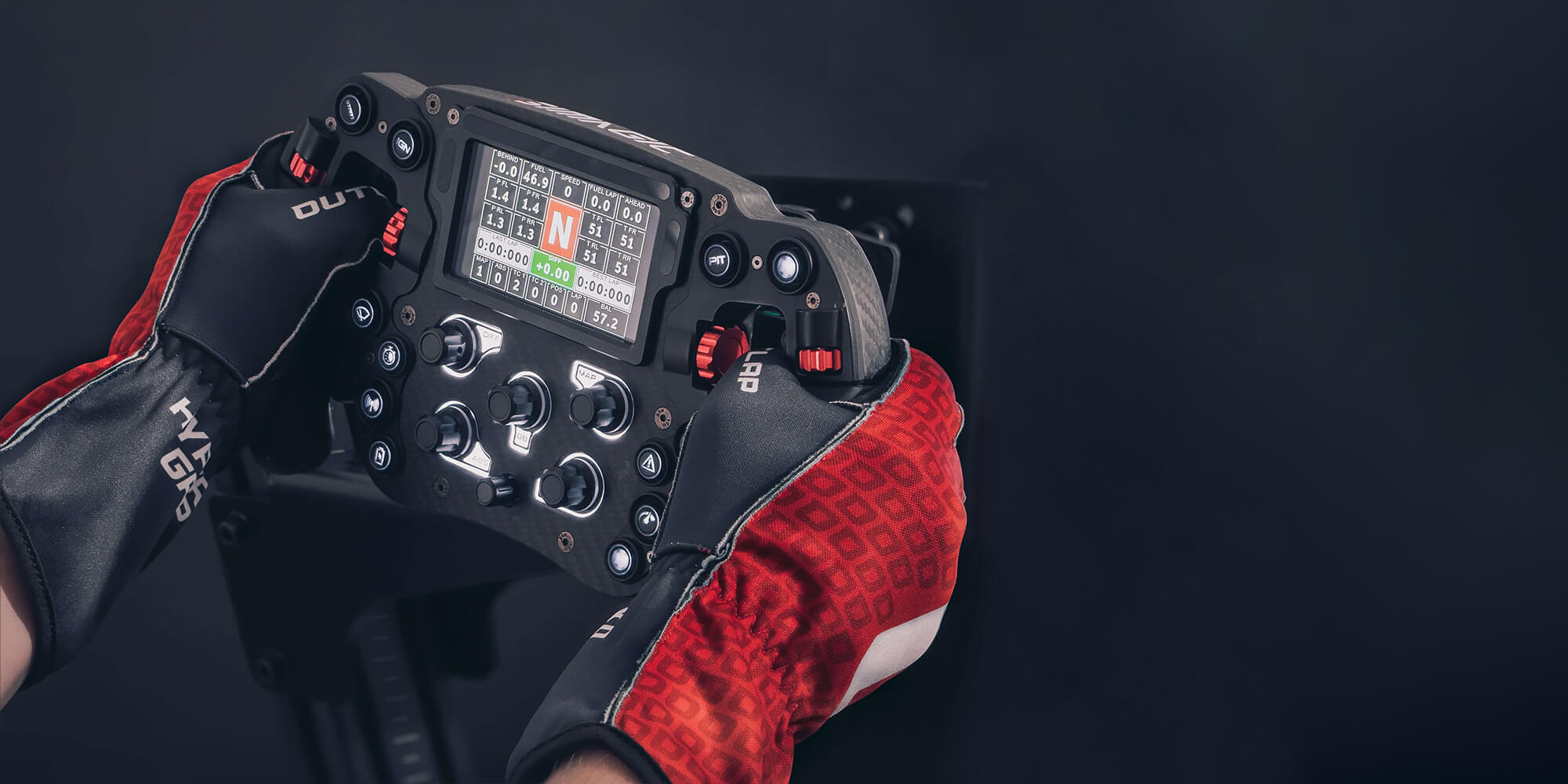 Outlap HyperGrip Scuderia Sim Racing Gloves hero image
