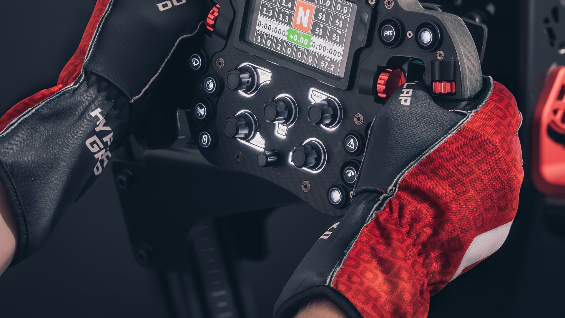 Outlap HyperGrip Scuderia Sim Racing Gloves main