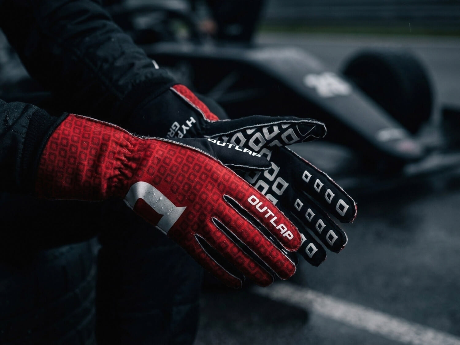 Outlap HyperGrip Scuderia Sim Racing Gloves collection